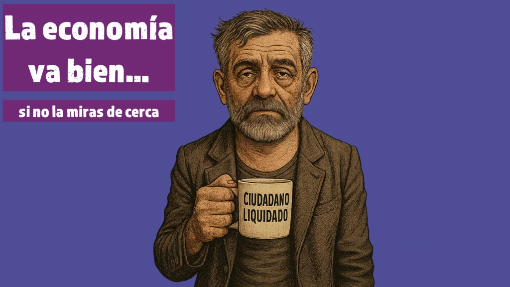La economía va bien... si no la miras de cerca