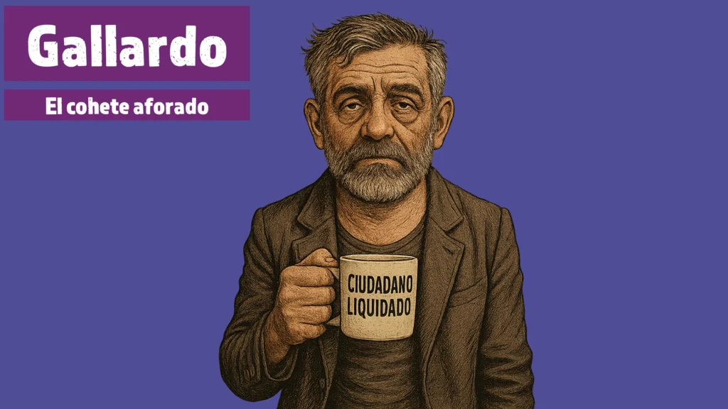 Gallardo, el cohete aforado